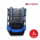 140cm (4.5ft) trampoline with inner net blue