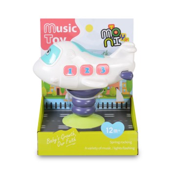 Baby plane with lights K999-139B