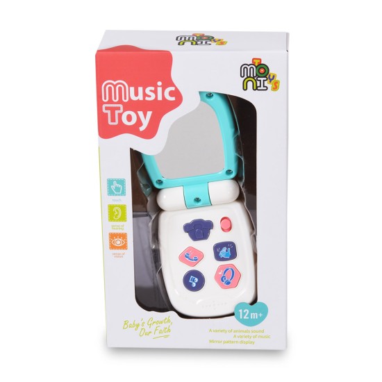 Baby phone with cover GREEN K999-95B Baby phone with cover GREEN K999-95B