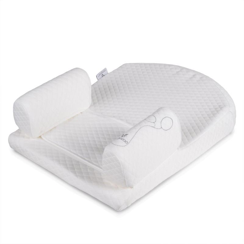 Memory foam sleep positioner