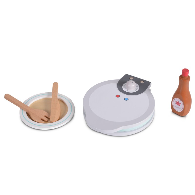 4334 Wooden waffle set 13 pcs