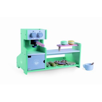 Wooden coffee shop 4442 15 pcs