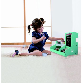 Wooden coffee shop 4442 15 pcs