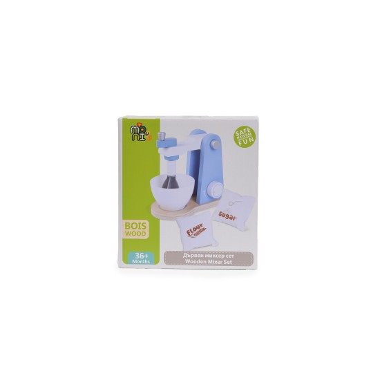 Wooden mixer set 4342 4 pcs Wooden mixer set 4342 4 pcs