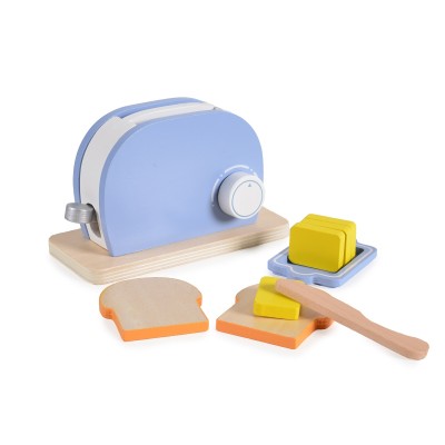 Wooden Toaster Set 4341 - 9 pcs
