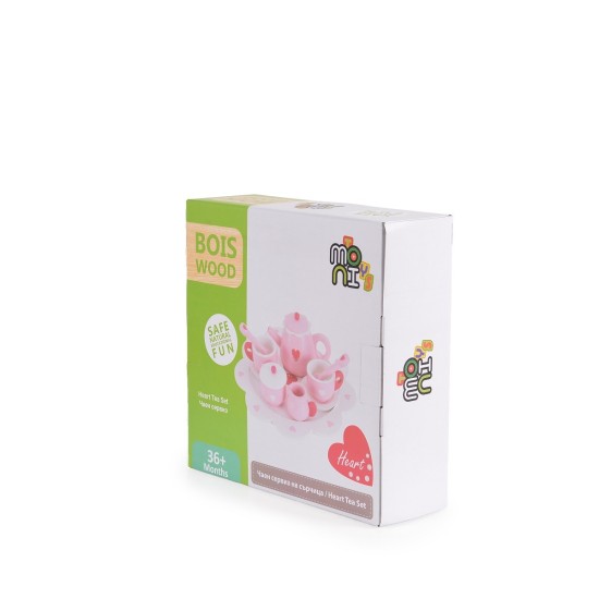 Heart Tea Wooden Set 005 - 12 pcs Heart Tea Wooden Set 005 - 12 pcs