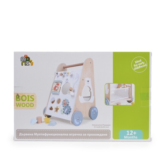 Wooden multi activity walker 2145 - 5 pcs Wooden multi activity walker 2145 - 5 pcs