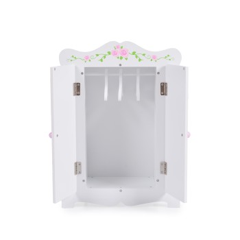 Wooden Wardrobe with 3 Hangers