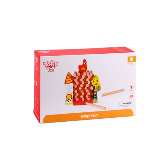 Tooky Toy Jenga farm - 69 pcs TKC572 Tooky Toy Jenga farm - 69 pcs TKC572