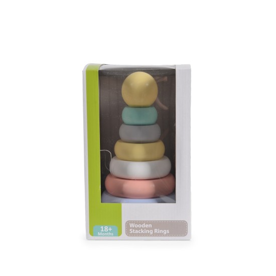 Wooden Stacking rings 2542 - 8 pcs Wooden Stacking rings 2542 - 8 pcs