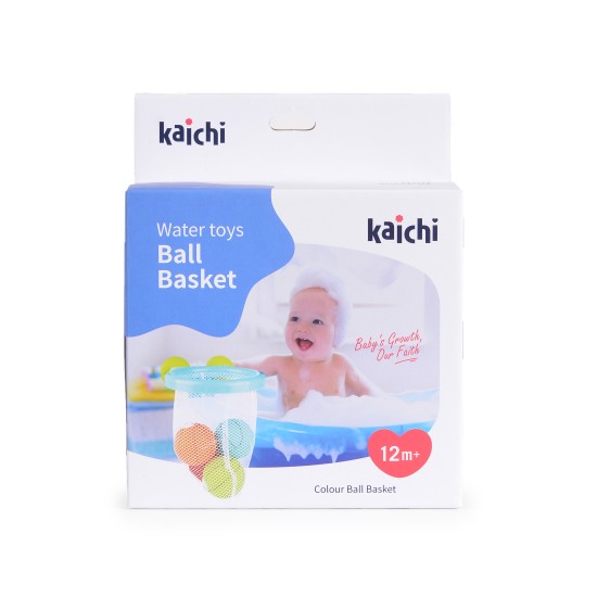 Bath Toy Baske with Balls K999-205B Bath Toy Baske with Balls K999-205B