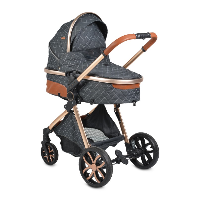 Baby stroller Alma black