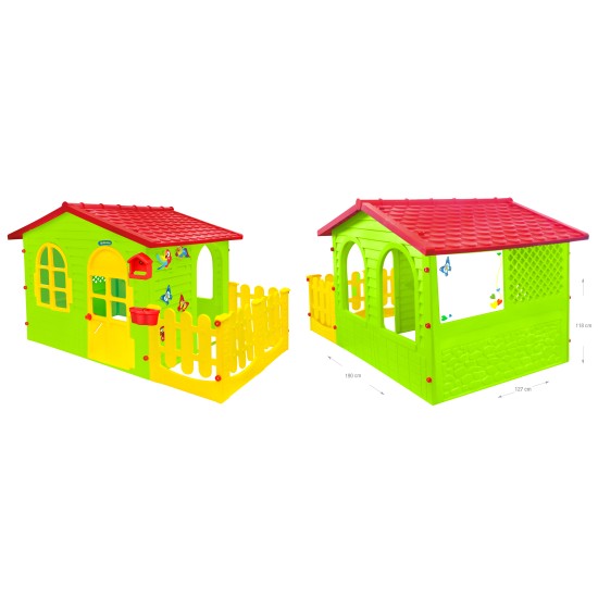 Mochtoys 12243 Big garden house with fence