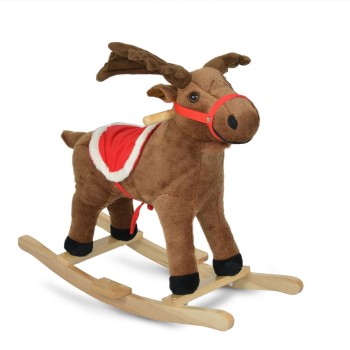 Plush rocking deer Rudolf WJ-001