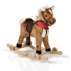 Plush rocking horse with wheels Chipper WJ-302