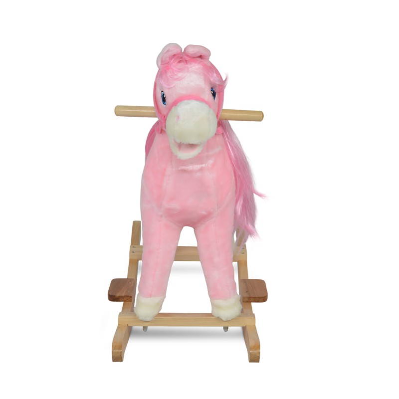 Plush rocking horse Rose WJ-001 pink