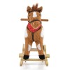 Plush rocking horse Thunder khaki WJ-001