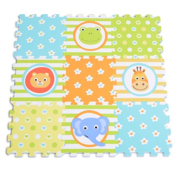 Moni Toys 3063 9 pcs HT printed puzzle animal