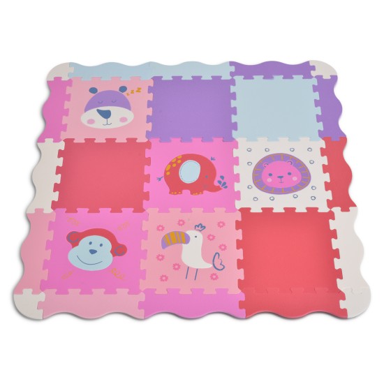 Sunta 5502 Animal silkscreen printed puzzle/ borders Sunta 5502 Animal silkscreen printed puzzle/ borders
