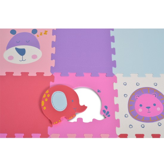 Sunta 5502 Animal silkscreen printed puzzle/ borders Sunta 5502 Animal silkscreen printed puzzle/ borders