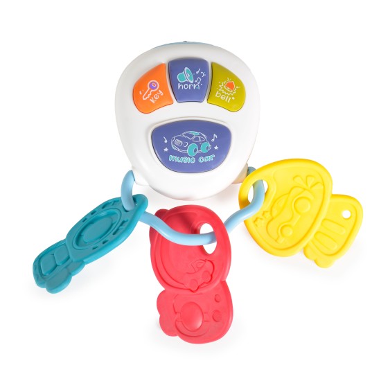 Music toy Car key 855-73A white