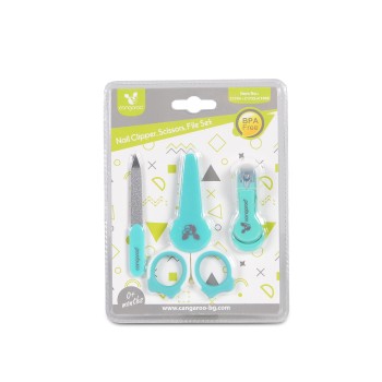 Nail clipper, scissors, file set C1794+C1755+C1806