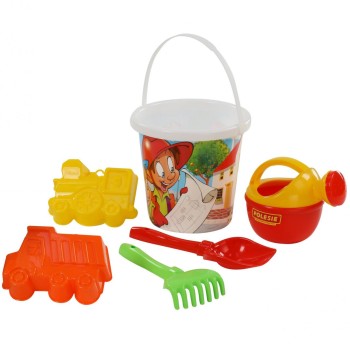 Polesie 5044 Decorated bucket set, 6 pcs