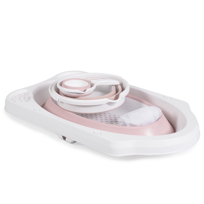 Πτυσσόμενη Μπανιέρα Μωρού - Cangaroo - Hawaii pink  091097