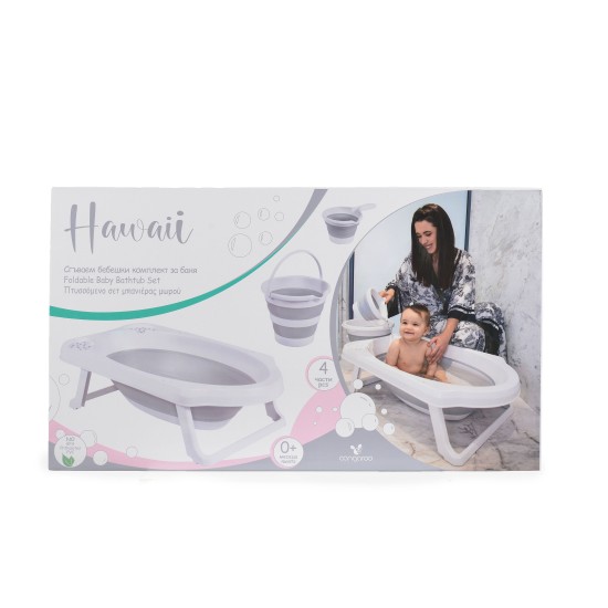 Πτυσσόμενη Μπανιέρα Μωρού - Cangaroo - Hawaii pink 091097 Πτυσσόμενη Μπανιέρα Μωρού - Cangaroo - Hawaii pink 091097