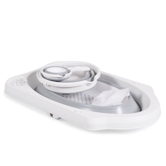 Πτυσσόμενη Μπανιέρα Μωρού - Cangaroo - Hawaii grey 091097 Πτυσσόμενη Μπανιέρα Μωρού - Cangaroo - Hawaii grey 091097