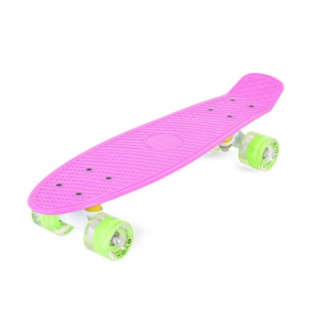 Skateboard 22`` SPICE LED pink