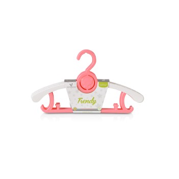 Telescopic clothes hangers Trendy pink