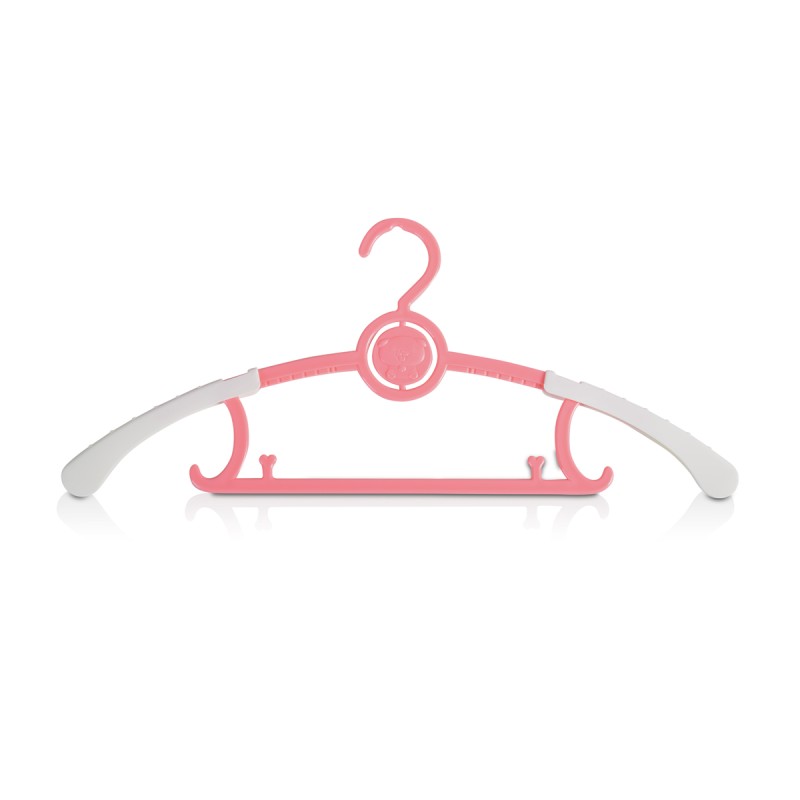 Telescopic clothes hangers Trendy pink