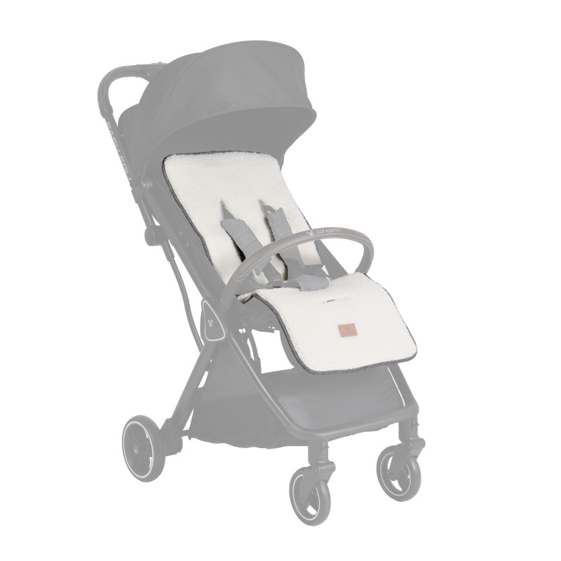 Stroller pad Luxe grey