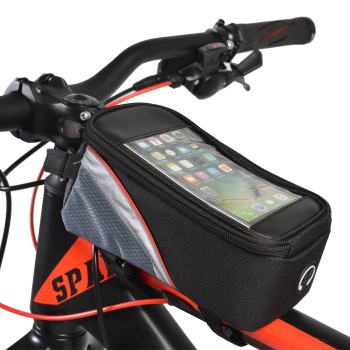 Cycle bag with phone holder