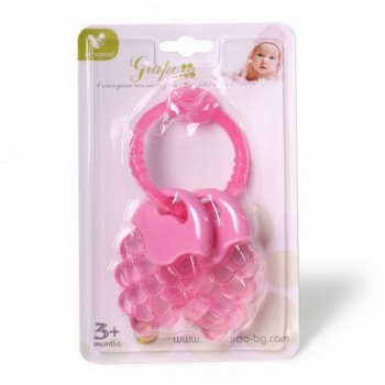 Water filled teether Grape Pink  T2215