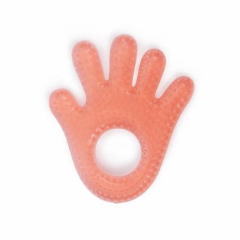 Water filled teether Hand Pink - T1204