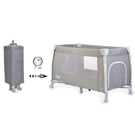 Folding cot iSleep grey Folding cot iSleep grey
