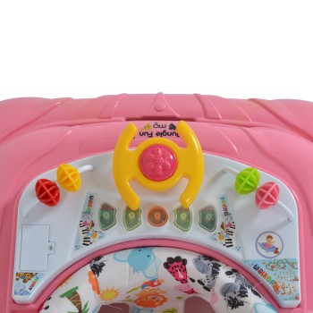 Baby walker Jungle fun pink