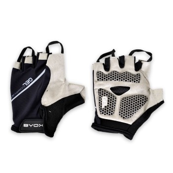 Bicycle half glove AU201 black size M
