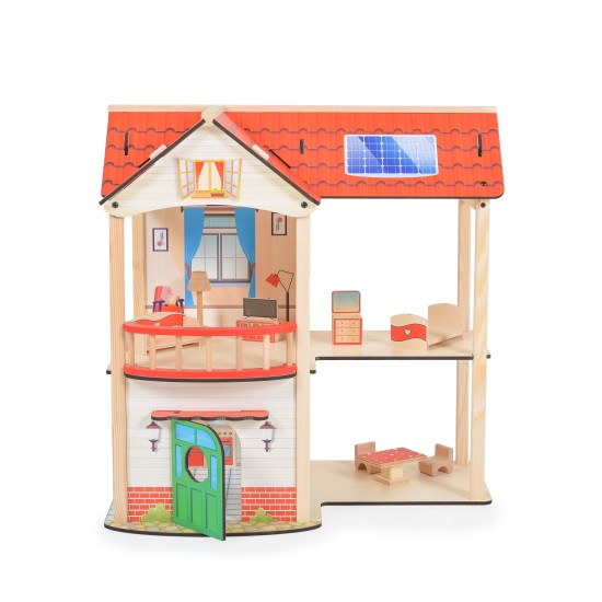Wooden Dollhouse Elly EV22