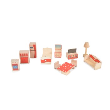 Wooden Dollhouse Elly EV22