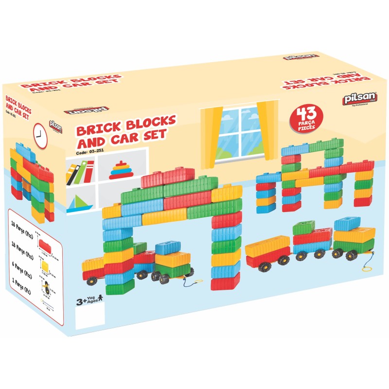 Pilsan 03251 Brick block set