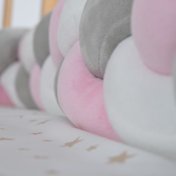 Braided bumper Braidy pink