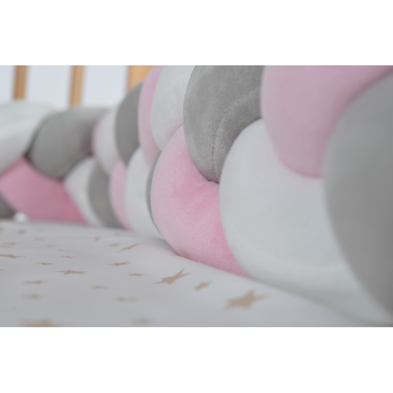 Braided bumper Braidy pink