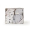 Baby blanket 90/75 cm with toy Grey bear