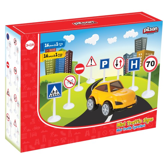 Pilsan 03273 Mini traffic signs Pilsan 03273 Mini traffic signs