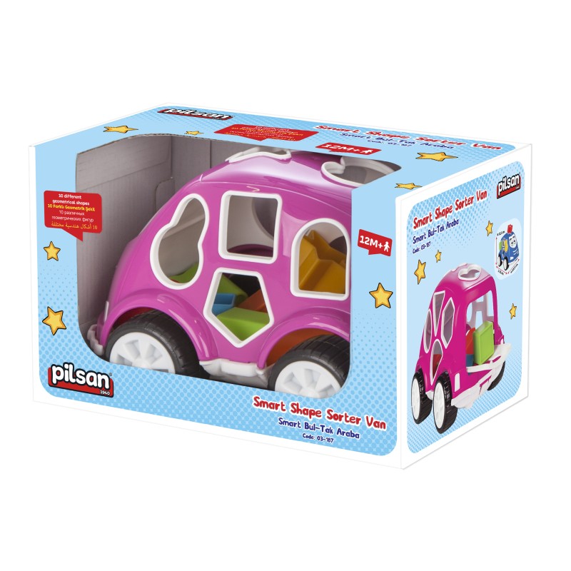 Pilsan 03187 Sorter car pink
