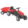 Pilsan 07316 Tractor with pedals and trailer red
