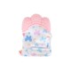 Baby Silicone teething mitten glove Olive butterflies Baby Silicone teething mitten glove Olive butterflies